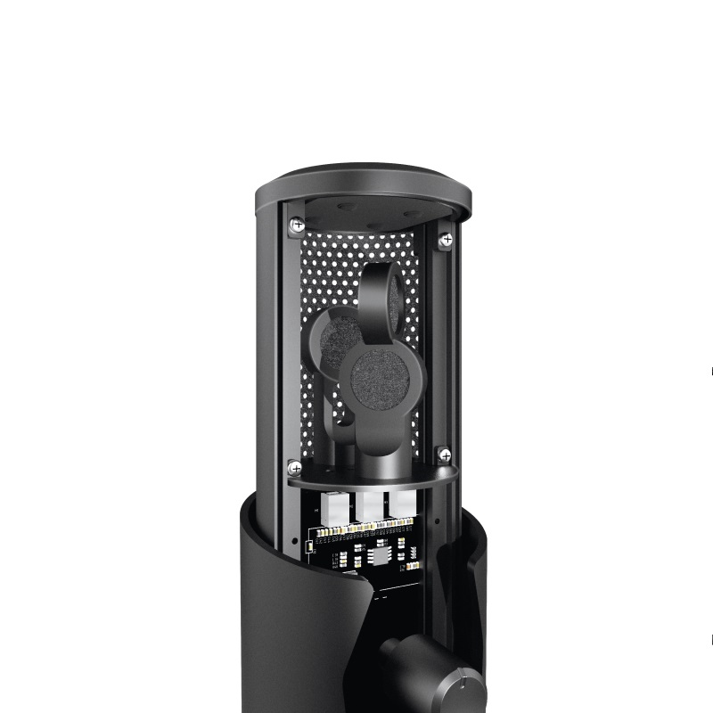 Trust Gaming GXT 258 Fyru USB 4-in-1 Streaming Microphone, Digital USB connection, 4 recording patterns: cardioid, bidirectional, stereo and omnidirectional for optimised audio recordings in any situation, Adjustable LED lighting in 5 colours, 1.8m photo 6