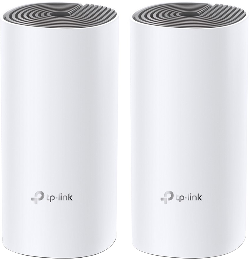 TP-LINK Deco E4 (2-pack)  AC1200 Mesh Wi-Fi System, 2 LAN Port, 867Mbps on 5GHz + 300Mbps on 2.4GHz, 802.11ac/b/g/n, Wi-Fi Dead-Zone Killer, Seamless Roaming with One Wi-Fi Name, Antivirus, Parental Controls photo 1