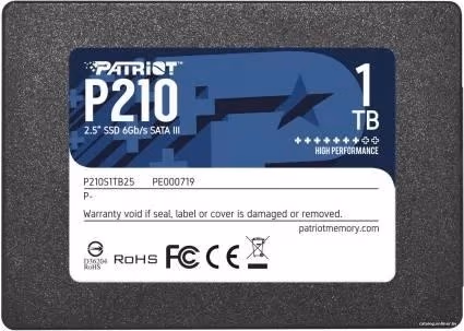 2,5” SSD Patriot P210 1.0TB 