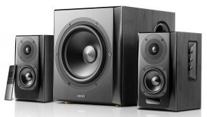 Колонки 2.1 Edifier S351DB Black / 150W RMS / Bluetooth V5.1 / RCAx2 / AUX / Optical / Coaxial / remote control thumbnav 2