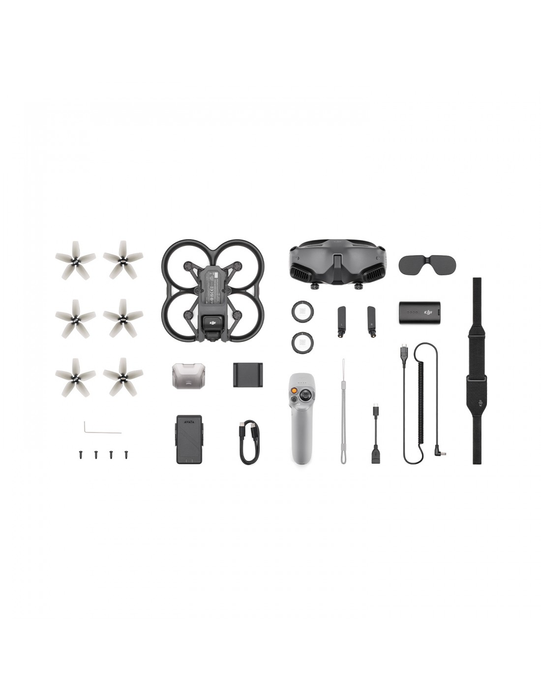 Дрон DJI Avata Pro-View Combo (DJI RC Motion 2)  Kit (952219) / Autonomy 18min / 48MP, F/2.8, 4K60 / Gimbal one axis / 97 KM/h / 20GB / DJI GOGGLES 2 photo 7