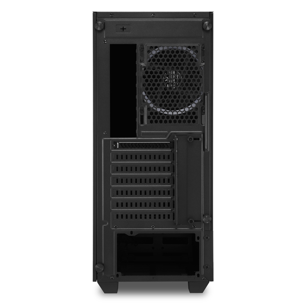 Carcasa Sharkoon  RGB LIT 100 / no PSU / Side panel / 1x120mm, Rear 1x120mm A-RGB LED, 2xARGB LED Strip / ATX / Black photo 8