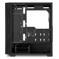 Carcasa Sharkoon  RGB LIT 100 / no PSU / Side panel / 1x120mm, Rear 1x120mm A-RGB LED, 2xARGB LED Strip / ATX / Black thumbnav 6
