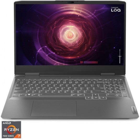 Laptop 15.6" Lenovo LOQ 15APH8 / AMD Ryzen 5 7640HS / 2K / 16GB / 512GB SSD / RTX 4050 / Storm Grey photo 1