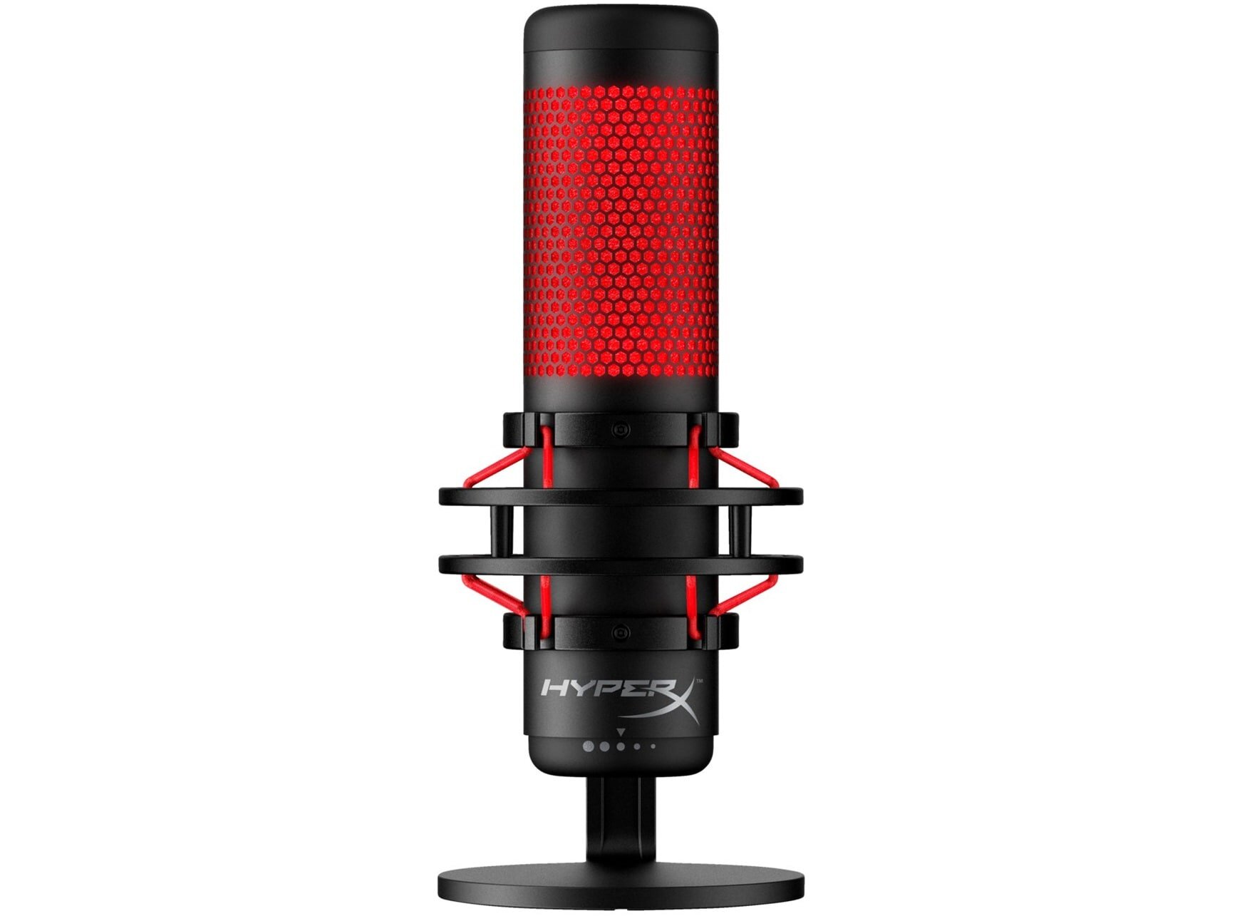 Microfon pentru streaming HyperX QuadCast 2 S, Black/Red, [9A273AA] photo 1
