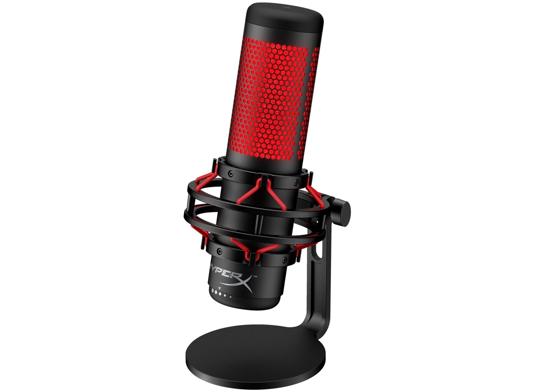 Microfon pentru streaming HyperX QuadCast 2 S, Black/Red, [9A273AA] photo 4