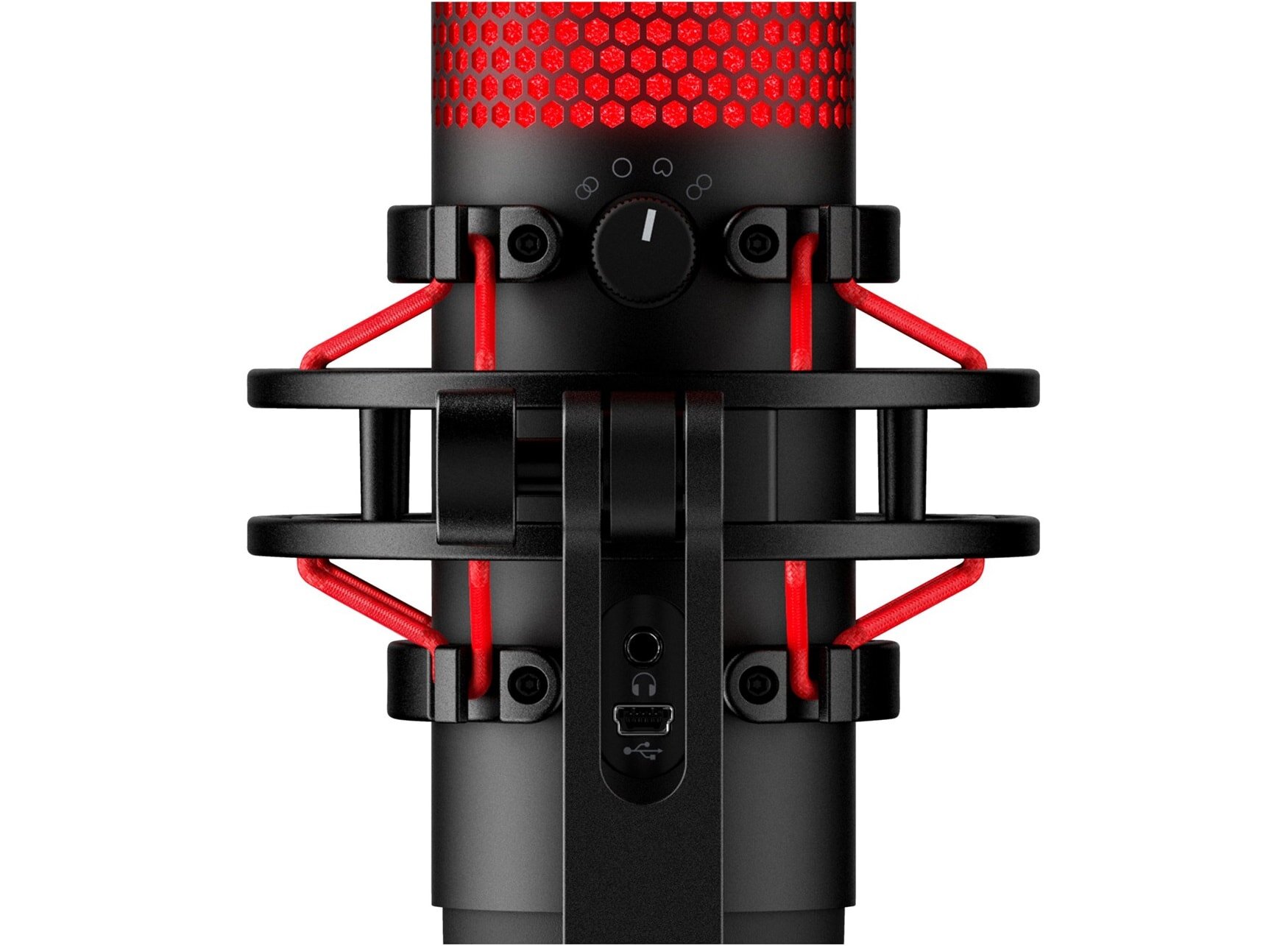 Microfon pentru streaming HyperX QuadCast 2 S, Black/Red, [9A273AA] photo 5
