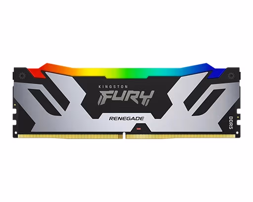 Оперативная память CUDIMM DDR5-8400 24GB Kingston FURY Renegade Silver RGB 