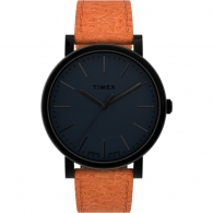 Originals Oversized 42mm Leather Strap Watch thumbnav 1