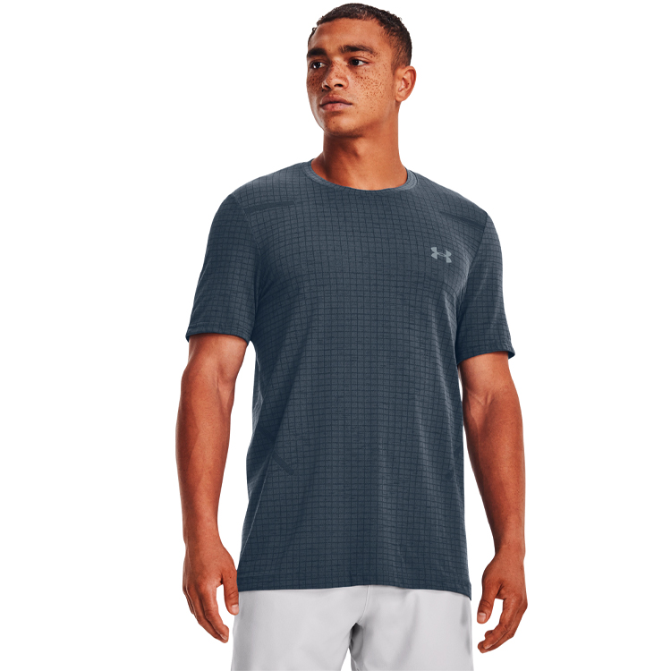 Tricou bărbătesc Under Armour UA Seamless Grid SS 3XL Gri photo 3