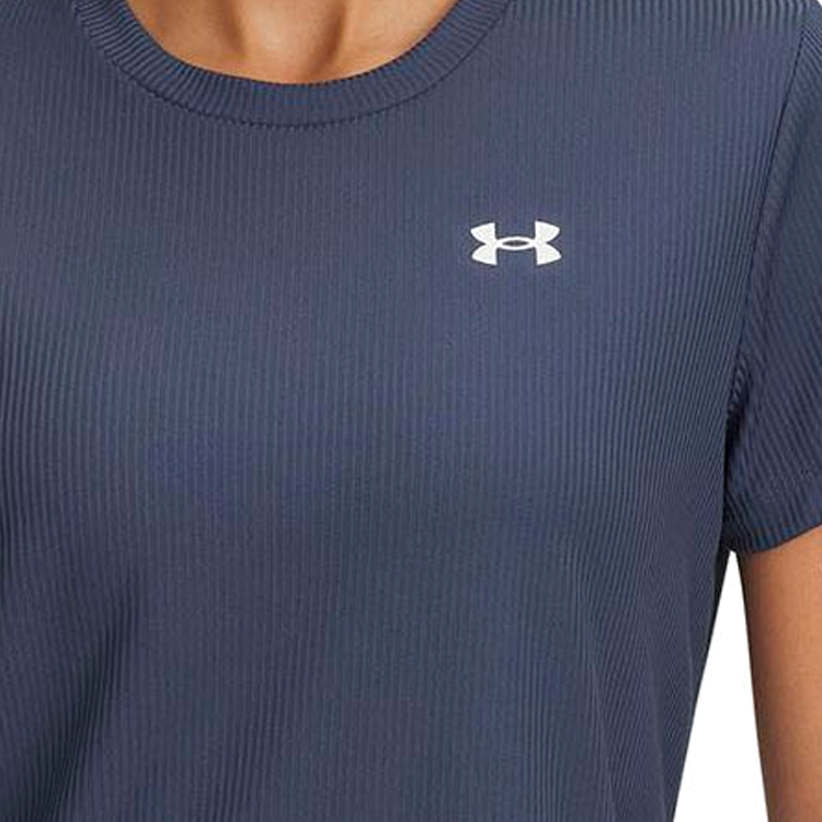 Tricou Under Armour Tech Rib SSC / Femei / S / Gri photo 3