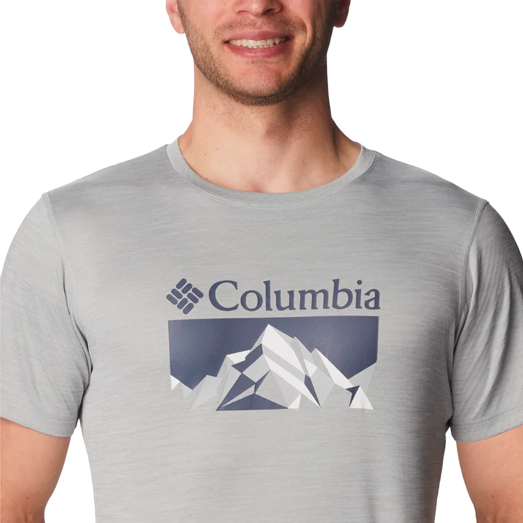 Футболка мужская Columbia Zero Rules Short Sleeve Graphic Shirt S Серый photo 3