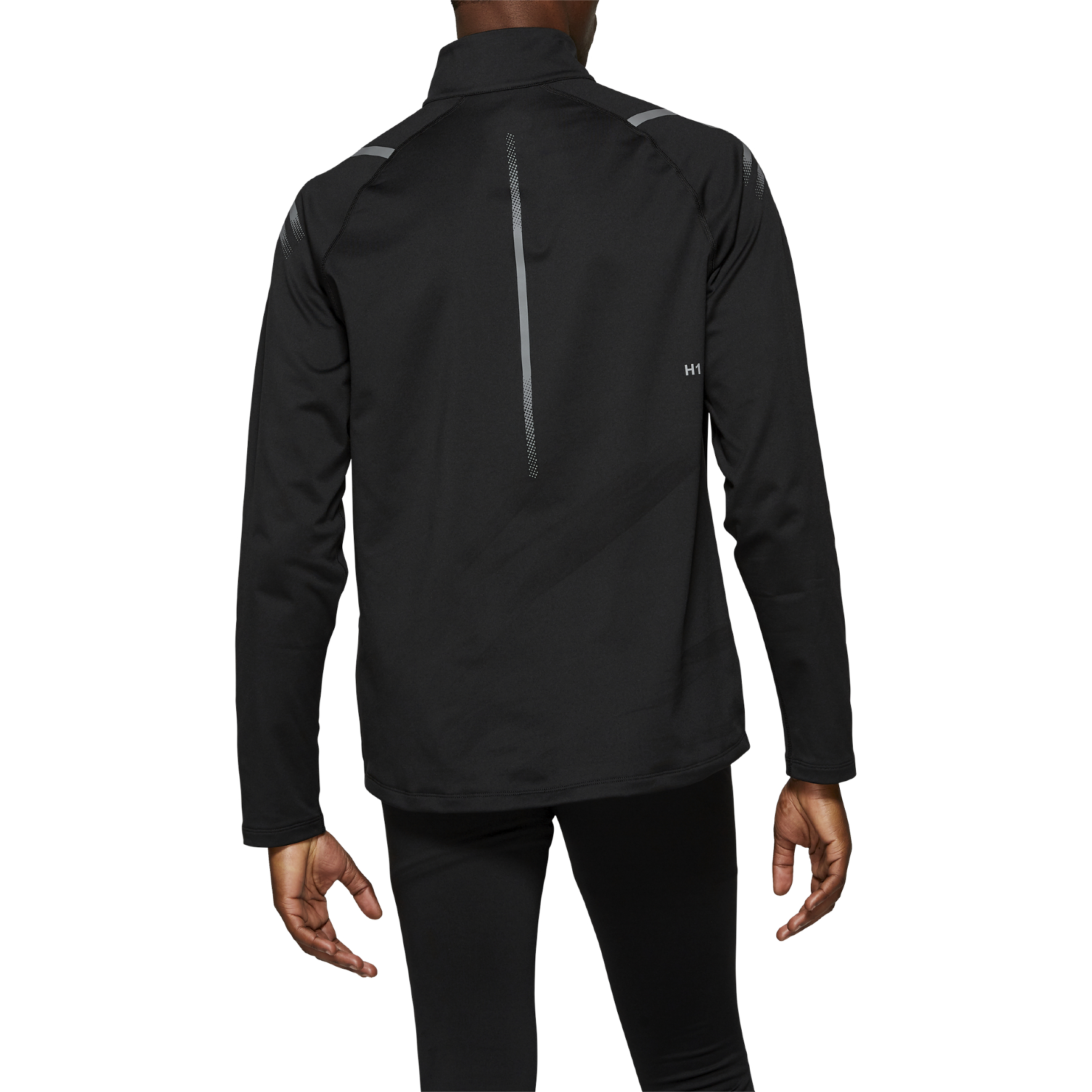 Футболка мужская Asics ICON WINTER LS 1/2 ZIP TOP 2XL Черный photo 6