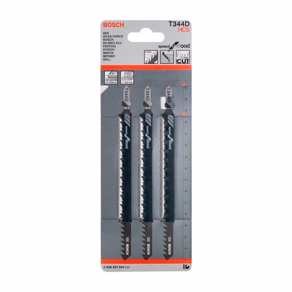 Набор пилок для лобзика Bosch 2608637944