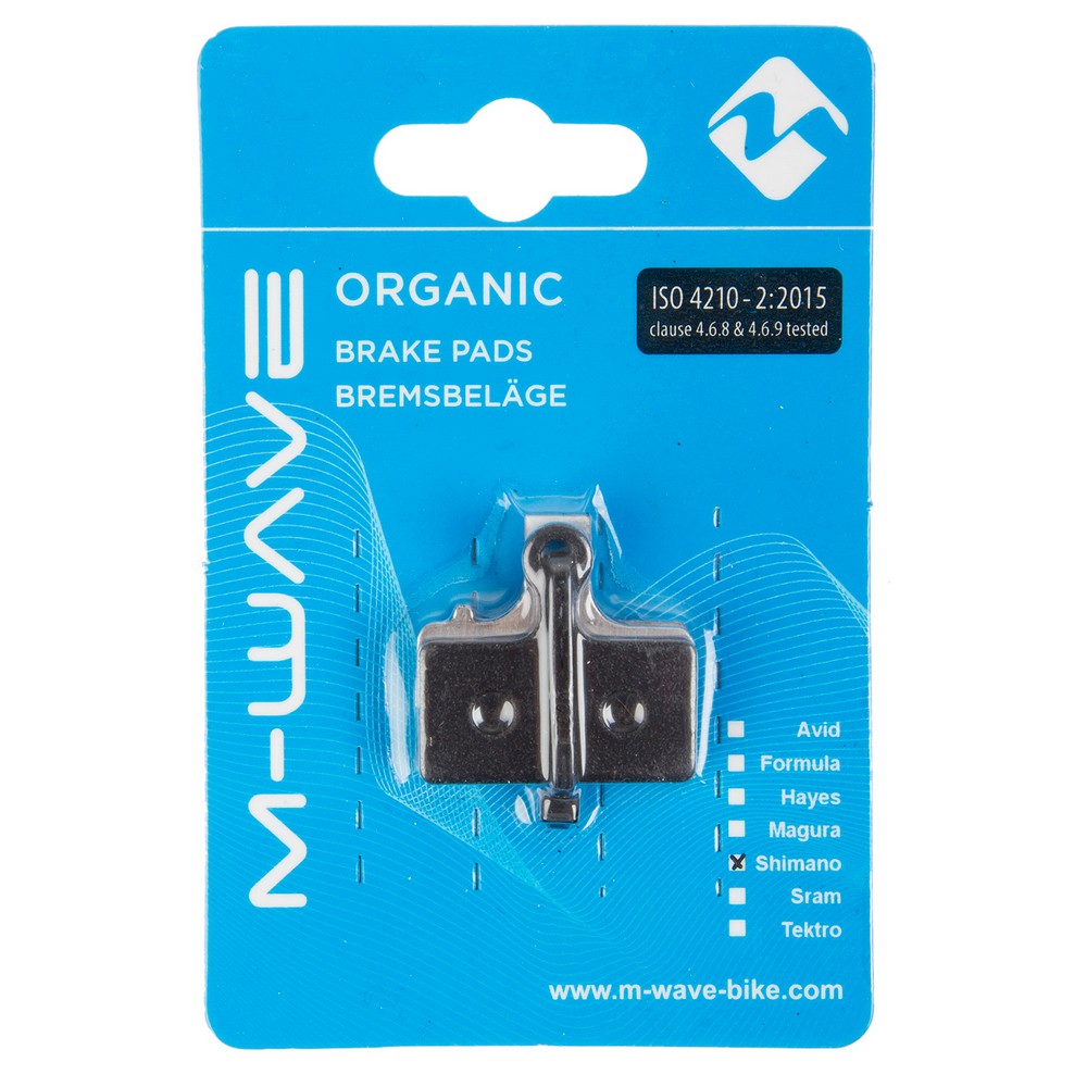 Тормозные дисковые колодки M-WAVE M-WAVE Organic S1 brake pads for disc brake photo 2