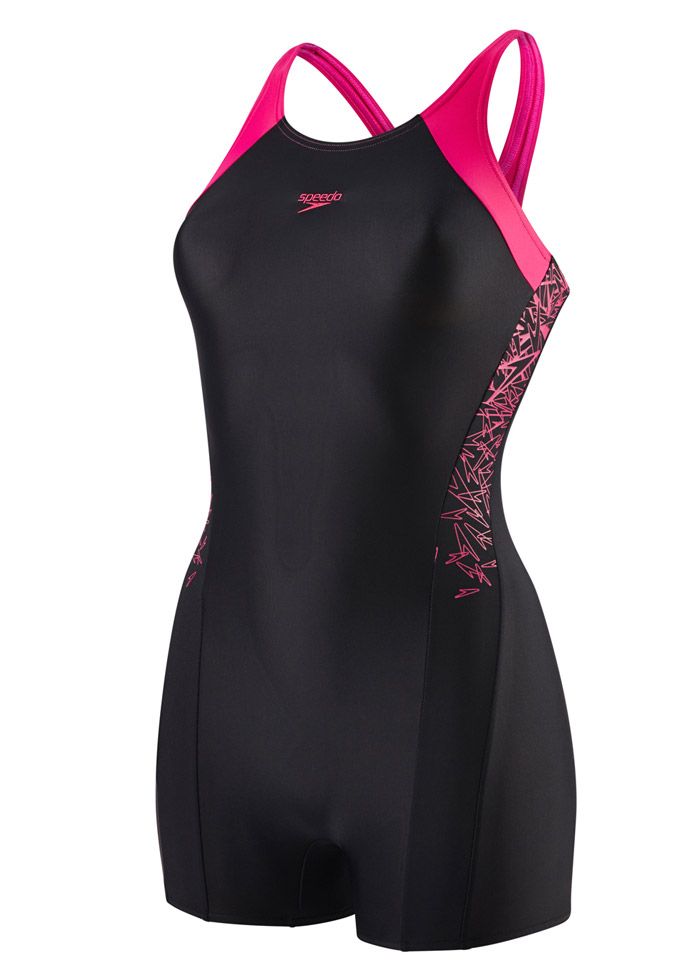 Костюм для плавания Speedo BOOM SPL LSUT JF BLACK/PINK photo Костюм для плавания Speedo BOOM SPL LSUT JF BLACK/PINK photo