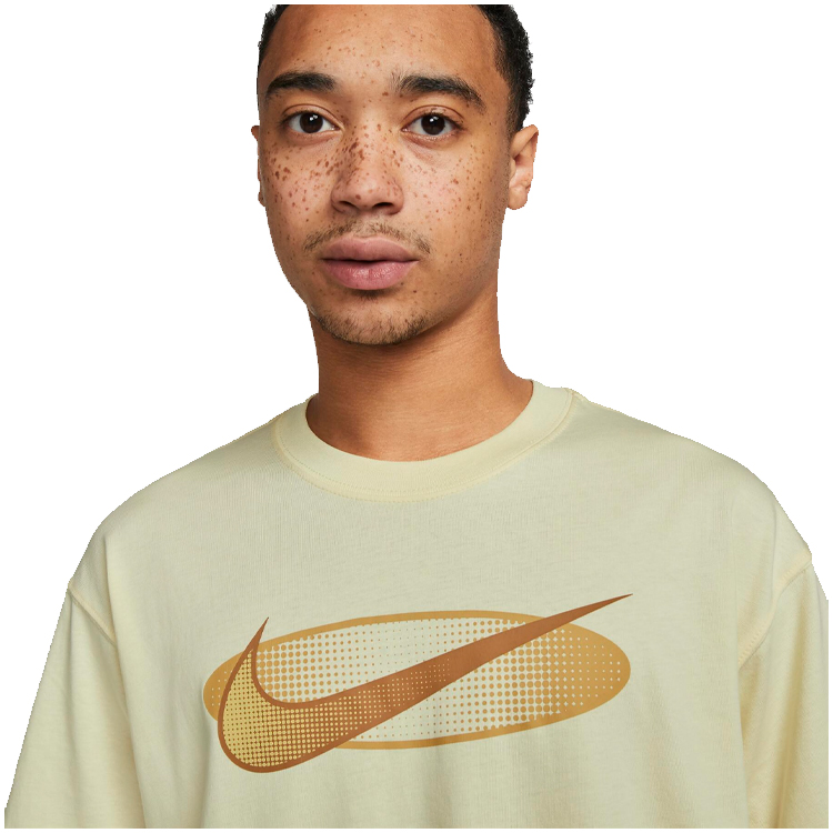 Футболка мужская Nike M NSW TEE M90 12MO SWOOSH XL Бежевый photo 4