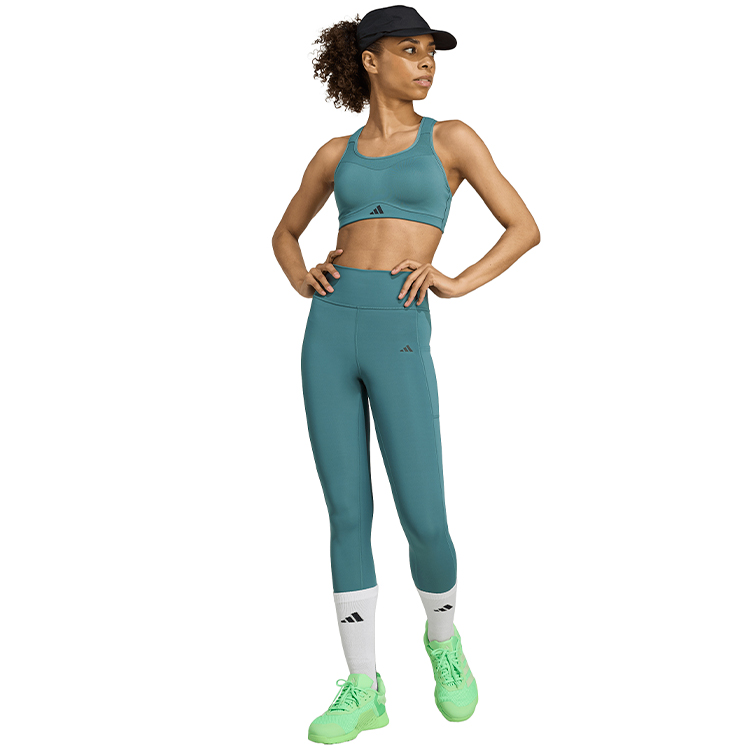 Bra sportive Adidas TLRDIM HS BRA S Verde Femei photo 2