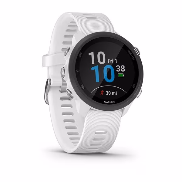 Garmin Forerunner 245, Music White, Music Storage Bluetooth, ANT+ ,Activity Tracker, Timer, Stopwatch, Smart notificatiions, GPS, Compass, Accelerometer, Pulse Ox, 38.5 g 