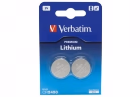 Verbatim Lithium Battery CR2450 3V 2pcs