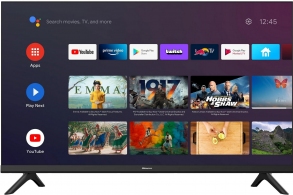 32" LED TV Hisense 32A5710FA, Black (1366x768 HD Ready, PCI 1000 Hz, SMART TV (Android TV 9.0 Pie OS), 3 x HDMI2.0, 2 x USB, DVB-T/T2/C/S2, Speakers 2 x 6W, 3.8 Kg) thumbnav 1