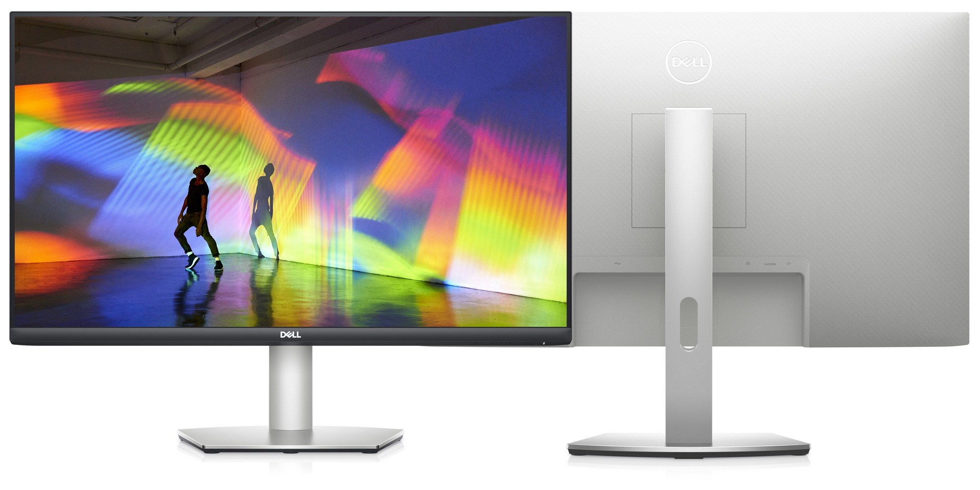 27.0" DELL IPS LED S2721HS Borderless Black/Silver (4ms, 1000:1, 300cd ,1920x1080, 178°/178°, HDMI, DisplayPort, AMD FreeSync, Audio Line-out, Pivot, Height adjustment ) photo 1