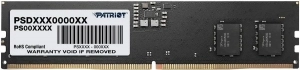16GB DDR5-5200 Patriot Signature Line DDR5, PC5-41600, CL42, 1.1V, On-Die ECC, Single-sided Module