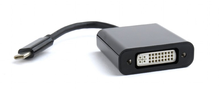 Adaptor Gembird A-CM-DVIF-01, USB-C to DVI photo 1 Adaptor Gembird A-CM-DVIF-01, USB-C to DVI photo 1