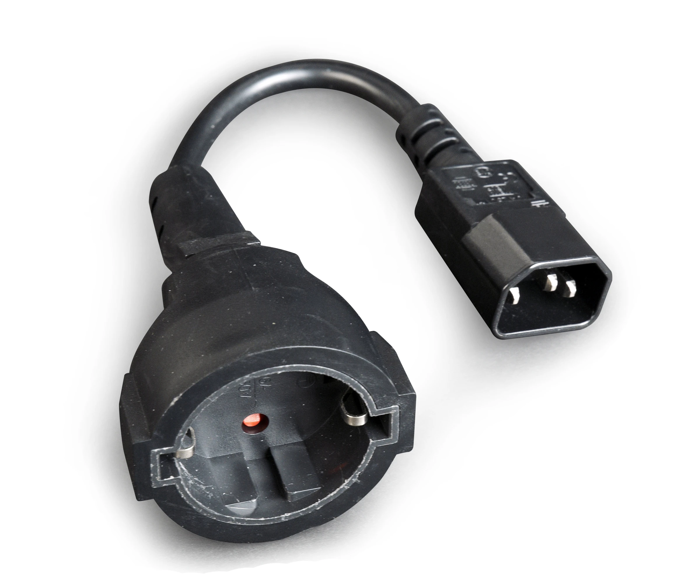Power adapter cord  PC-SFC14M-01, C14 input and Schuko output, for UPS or PDU