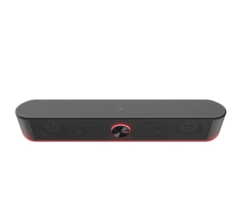 Trust Gaming GXT 619 Thorne RGB Illuminated Soundbar, 2.0 Stereo speakers with 12W of peak power provide a solid gaming experience, Black photo 4
