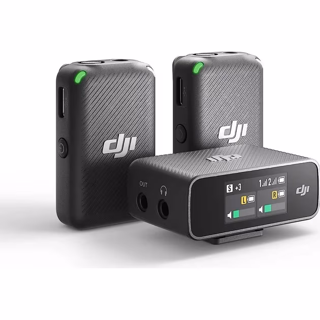 Sistem radio cu microfon DJI Mic 2TX+1RX+Charging Case (CP.RN.00000198.01) 