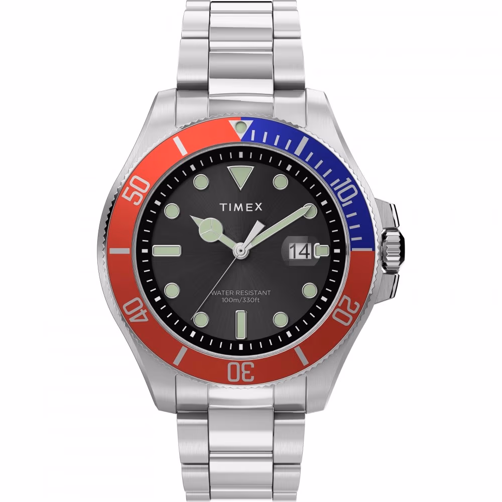 Harborside Coast 43mm Stainless Steel Bracelet Watch TW2U71900