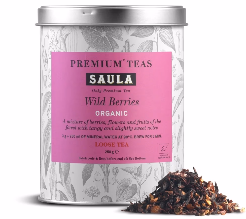 Черный чай Saula Red Berries 250gr 