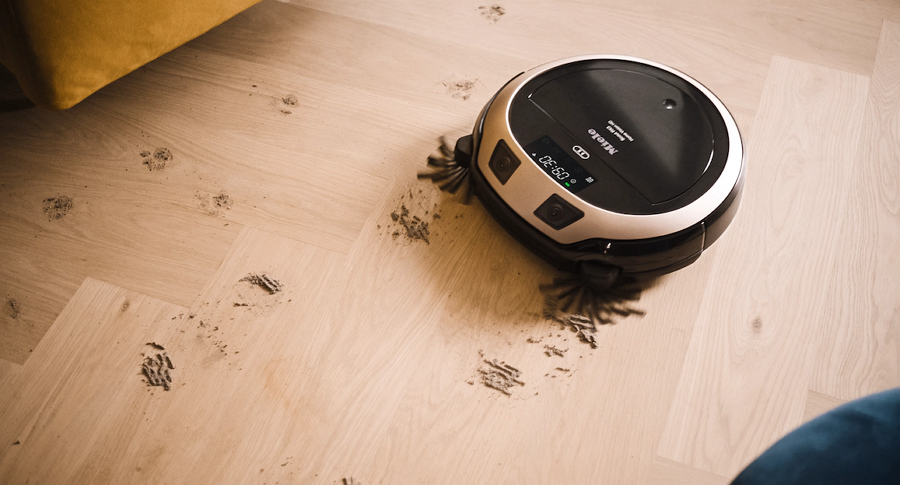 Aspirator robot Miele Scout RX3 Home Vision HD / 0.4 l / Roz-auriu photo 4