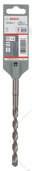 Бур SDS-plus Bosch SDS-plus X5L 10x100x165, 2608585045 photo 2