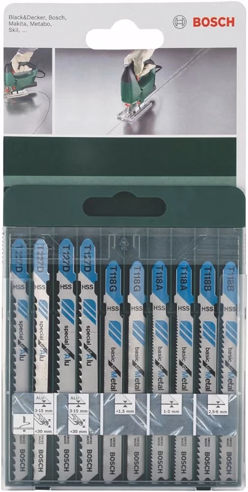 Набор пилок для лобзика Bosch MixT, 2609256745