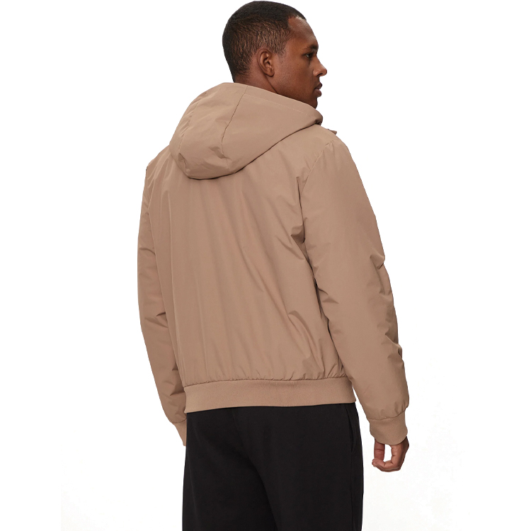 Geacă pt Barbati EA7 EMPORIO ARMANI CORE IDENTITY BOMBER HOOD IN TECHNICAL M Bej photo 2