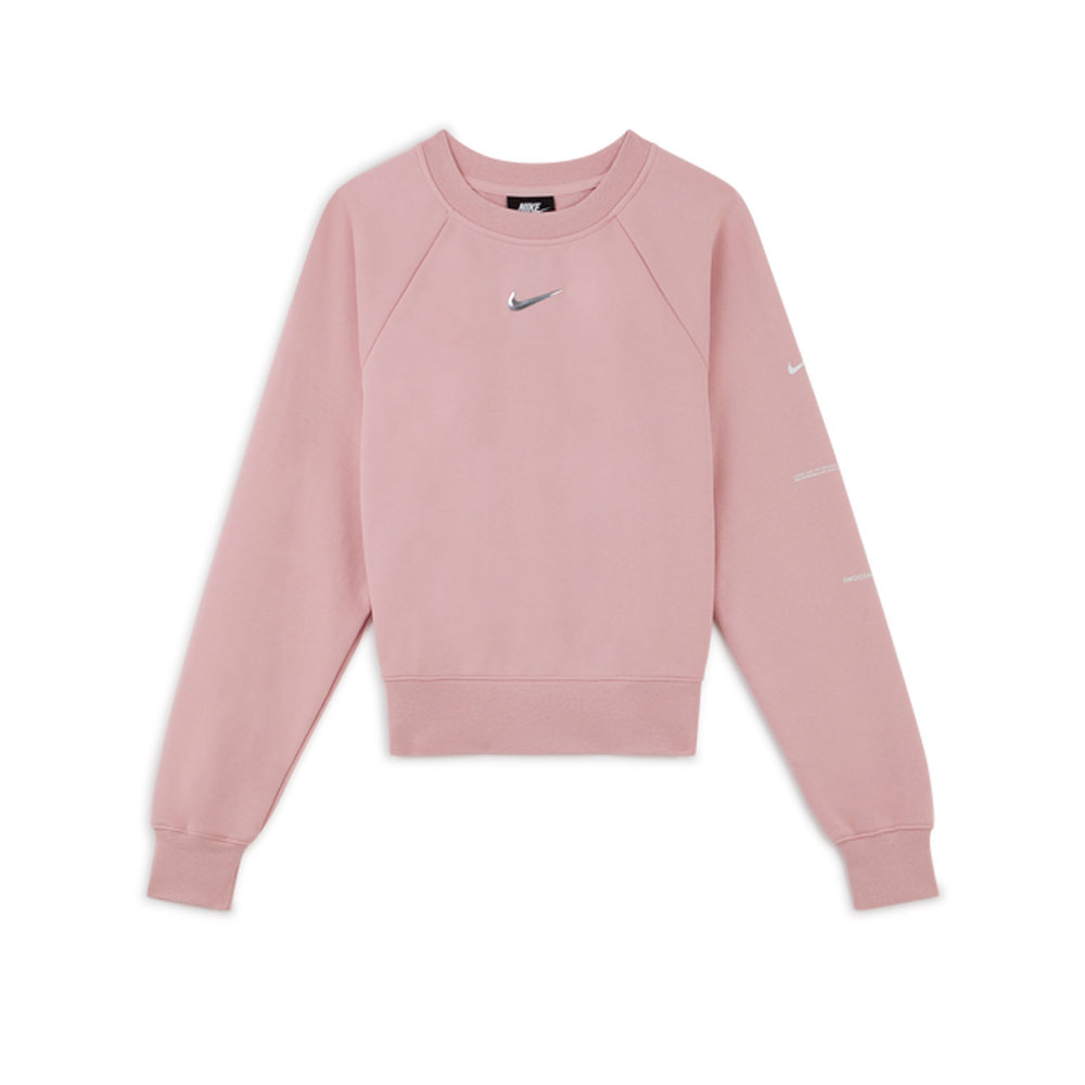 Hanorac Nike W NSW SWSH CREW FT XS Violet Femei photo 1