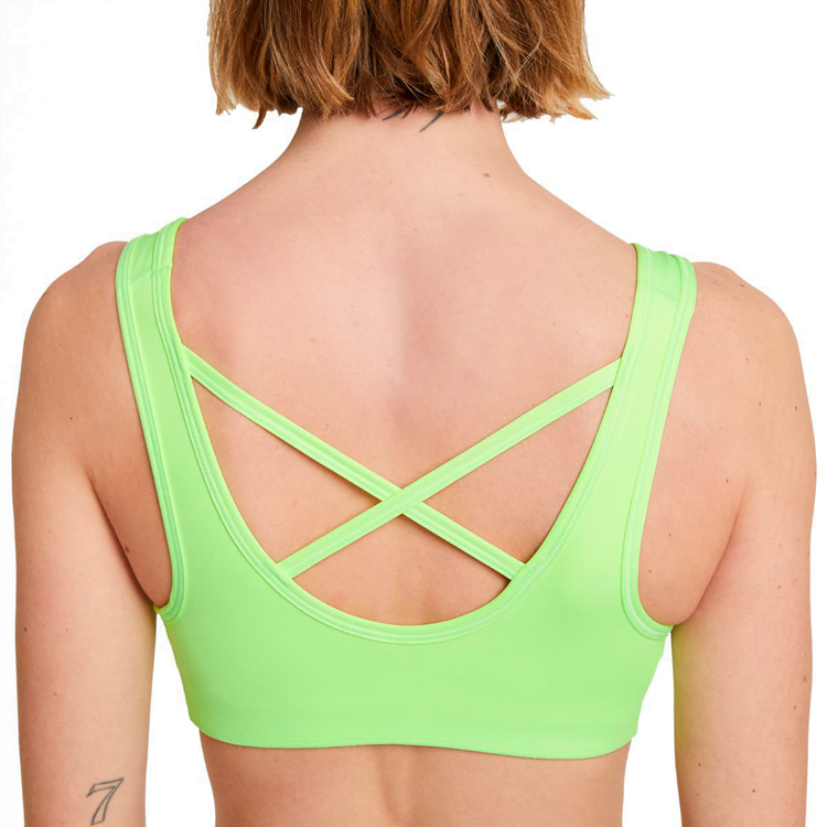Bra sportive Nike W NK DF SWSH ICNCLSH STRPY BRA / Femei / L / Verde photo 4
