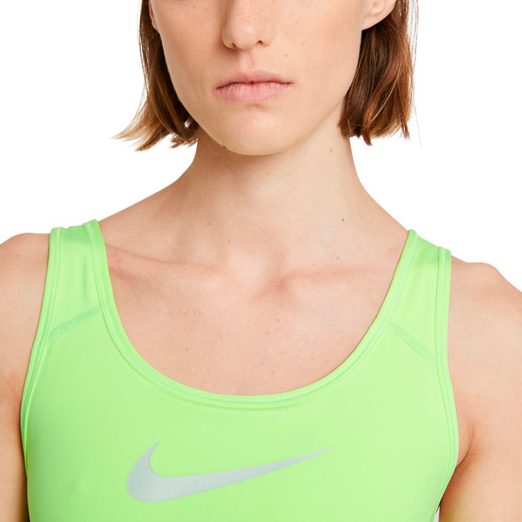 Bra sportive Nike W NK DF SWSH ICNCLSH STRPY BRA / Femei / L / Verde photo 5