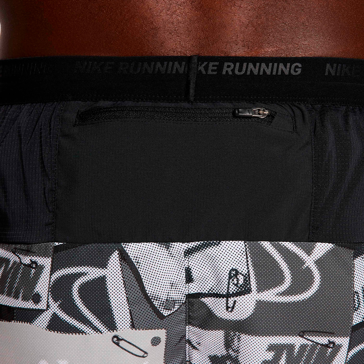 Шорты мужские Nike M NK DF RUN ENRGY STRDE 5BF XXL Черный/Белый photo 2