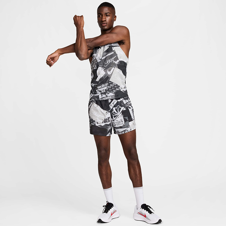 Шорты мужские Nike M NK DF RUN ENRGY STRDE 5BF XXL Черный/Белый photo 3