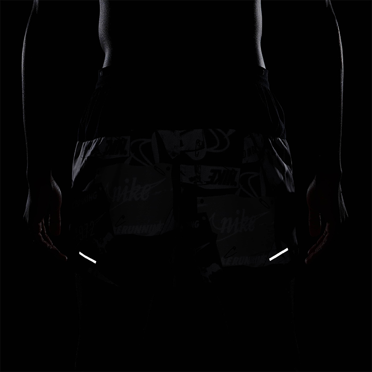 Шорты мужские Nike M NK DF RUN ENRGY STRDE 5BF XXL Черный/Белый photo 4