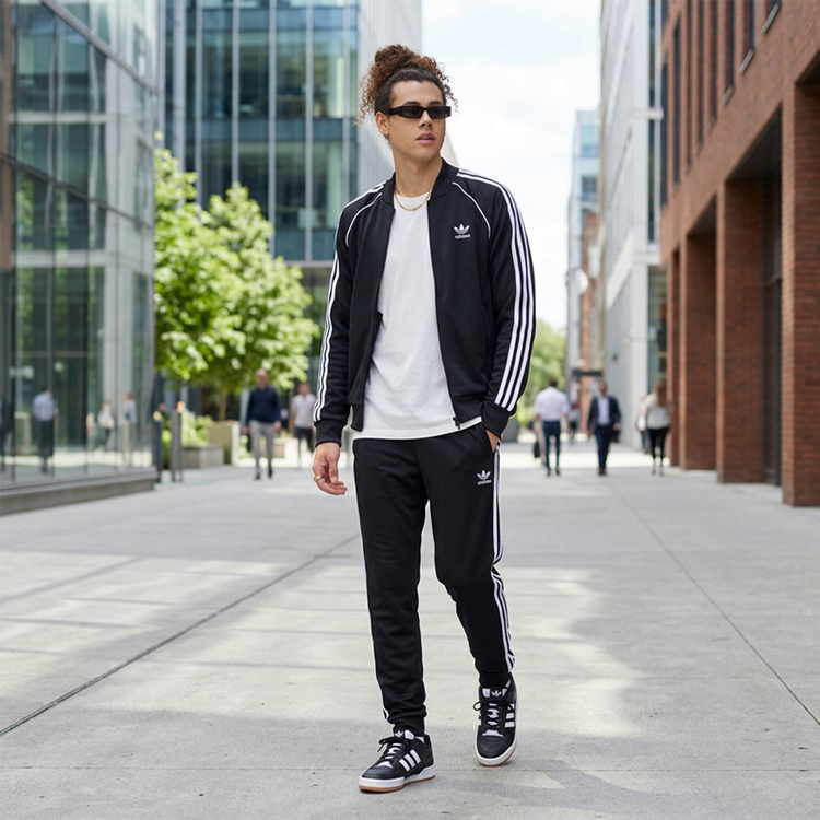 Мужская Толстовка Adidas SST TT XS Черный photo 6