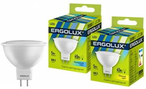 Светодиодная лампа Ergolux LED 12159 JCDR 7W GU5.3 4500K thumbnav 1