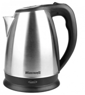 Чайник электрический Maxwell MW1045, 1.7 л, 2200 Вт, Серый/Черный