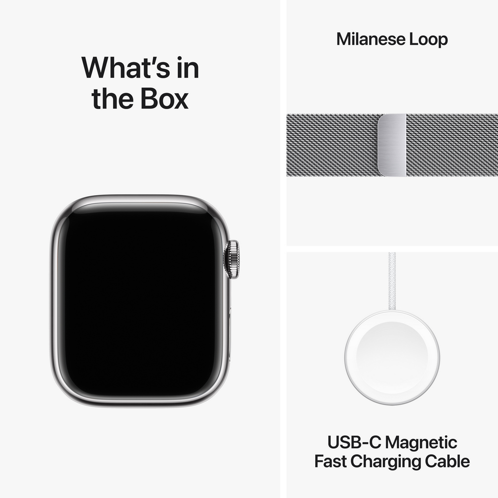 Smart watch Apple Watch Series 9 45mm Silver 1.9 photo 3