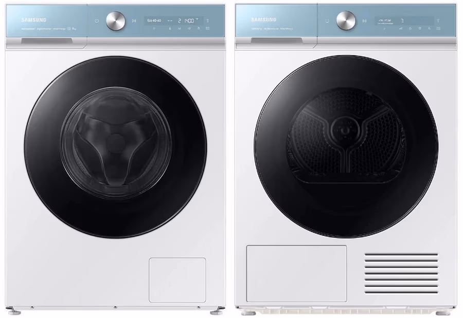 Set din doua dispozitive Samsung WW11BB944DGMS7+DV90BB9445,  