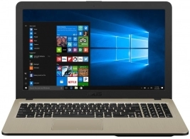 Ноутбук Asus X540MA-GO145, Celeron, 4 ГБ ГБ, EndlessOS, Золотистый с серым
