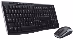 Logitech Wireless Combo MK270, Multimedia Keyboard & Mouse, USB, Retail